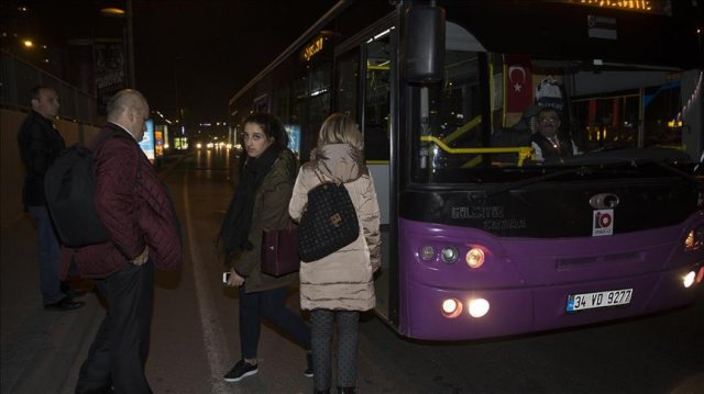 İETT'nin kadın yolculara özel gece düzenlemesi başladı