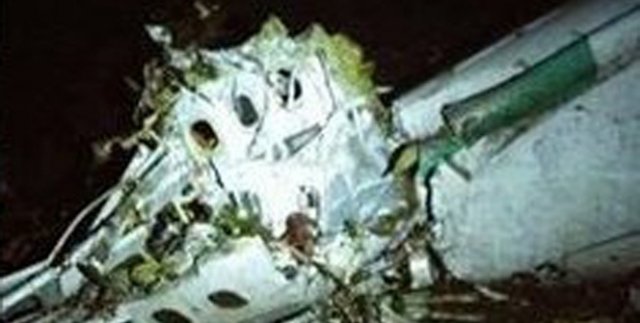 İşte uçak kazasının olay yeri görüntüleri