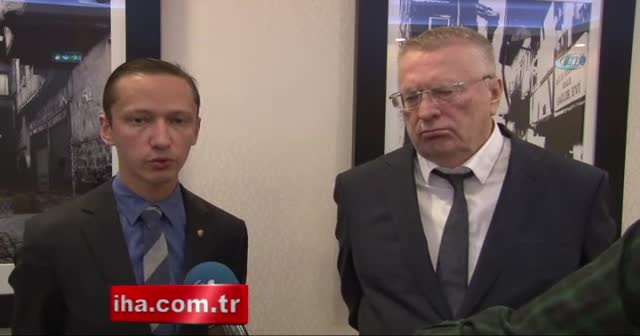 Jirinovski: 'Erdoğan gibi bir lidere sahip oldukları için şanslılar'