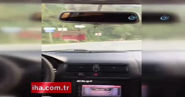 Karadenizlinin drift keyfi kötü bitti