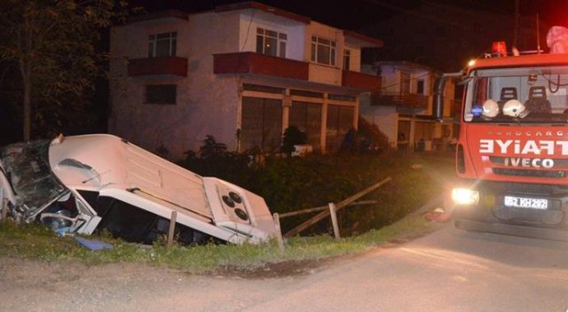 Ordu'da feci kaza: 3 ölü, 4 yaralı