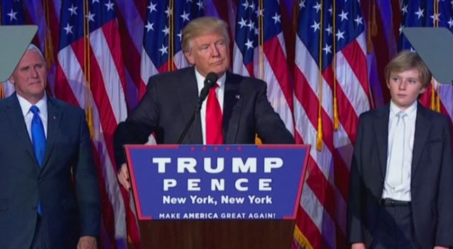 Trump, zafer konuşmasında tüm dünyaya seslendi
