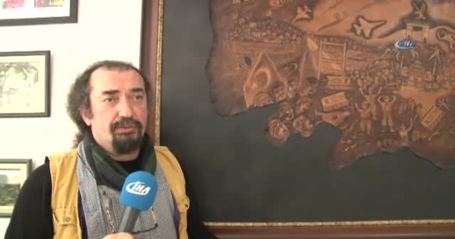 ’15 Temmuz’ kösele deri üzerine işlendi
