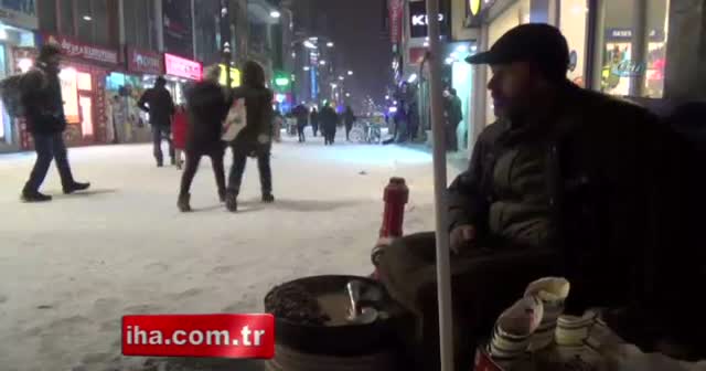 Ağrı'da yoğun kar yağışı