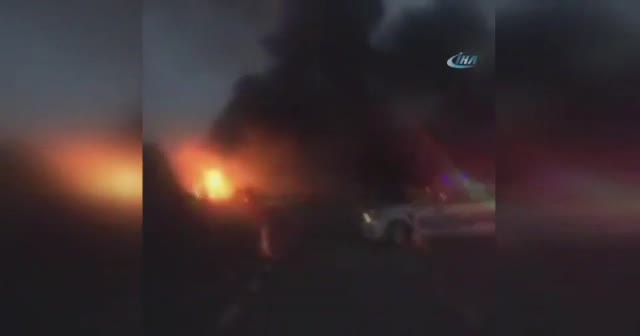 Akaryakıt yüklü tanker dehşet saçtı: 3 ölü, 5 yaralı
