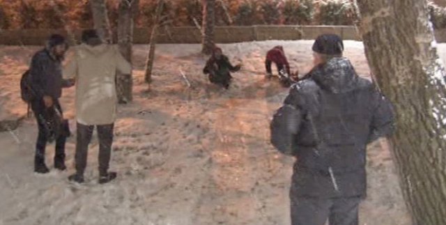 Başkent bembeyaz!