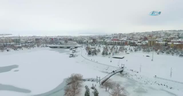Beyaz gelinliğini giyen Beyşehir’i bir de böyle izleyin !