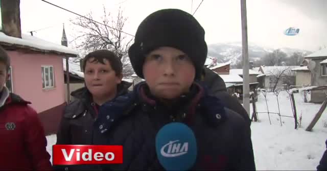 Bidon ve poşetle kayak keyfi!