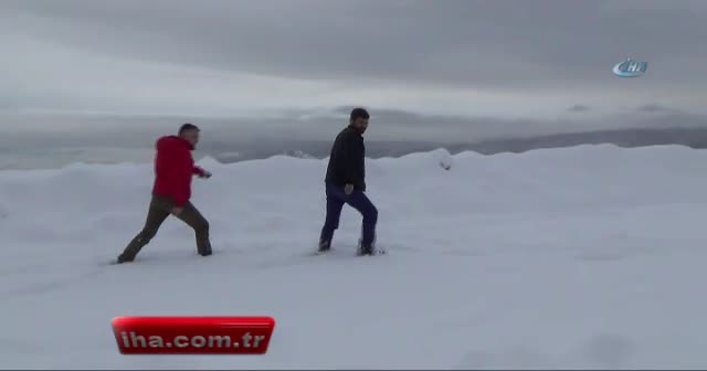 Bolu Dağı beyaz gelinliğini giydi