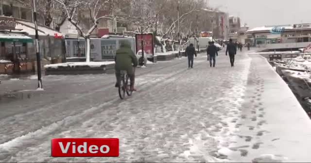 Çanakkale'de kar yağışı