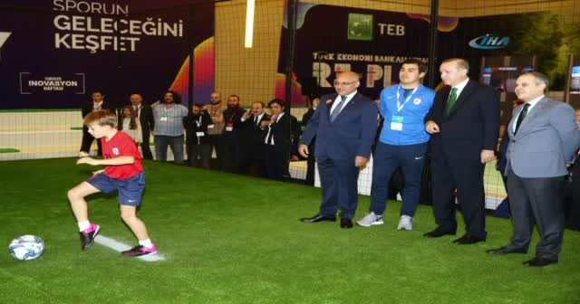 Cumhurbaşkanı Erdoğan topun başına geçti