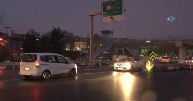 Dalgın sürücüler Avrasya Tüneli’ne yönelince ortaya bu görüntüler çıktı