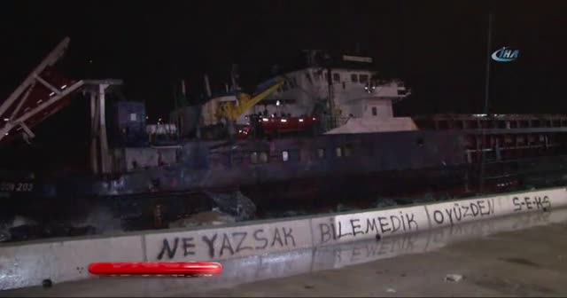 İstanbul Rus gemisi karaya oturdu