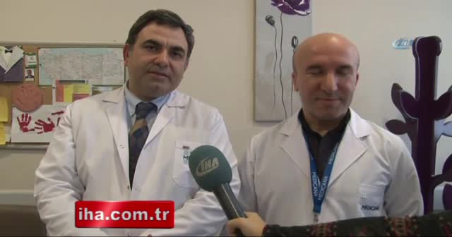 Karnından 13 litre sıvı tümör çıktı