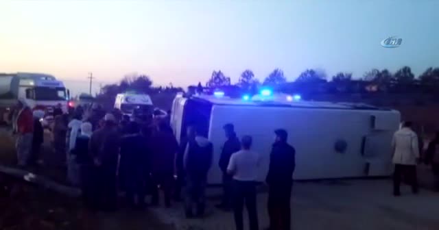 Manisa’da feci kaza: 21 yaralı