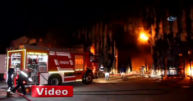 Samsun'da yangın