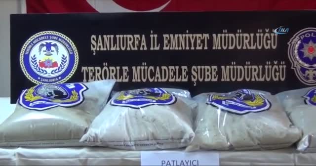 Şanlıurfa’da 25 kilo TNT patlayıcı ele geçirildi