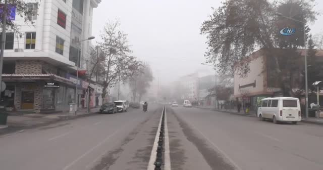 Adıyaman’da yoğun sis nedeni ile uçak seferleri iptal edildi