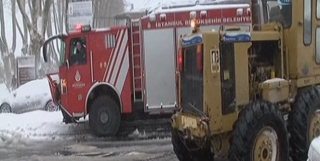 Belgrad Ormanı'nda dizi çekimi ekibi mahsur kaldı