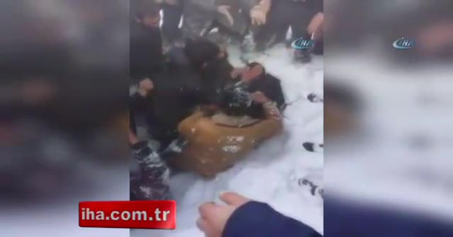 Çığ altında ölüm kalım mücadelesi