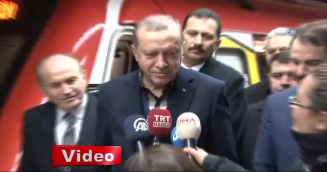 Cumhurbaşkanı Erdoğan vatman koltuğuna oturdu
