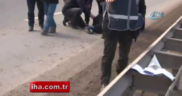 Cumhurbaşkanlığı Külliyesi önünde hareketli dakikalar