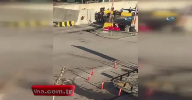 Emniyet Müdürlüğü önündeki çatışmada öldürülen teröristin görüntüsü