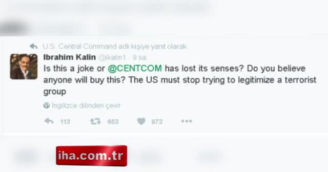 İbrahim Kalın’dan ABD’nin o paylaşımına tepki