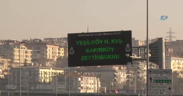 İstanbul’da ’bakım çalışması’ trafiği