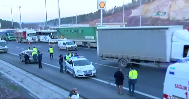 Kuzey Marmara Otoyolu’nda trafik durma noktasına geldi