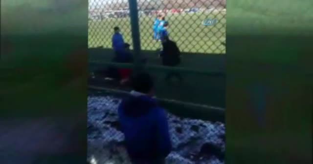 Maçta saha karıştı