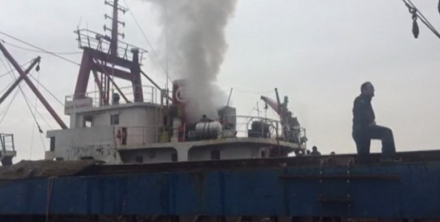Maltepe’de gemi yangını