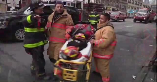 New York’ta tren raydan çıktı: 18 yaralı