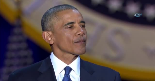 Obama’dan gözyaşları içinde veda konuşması