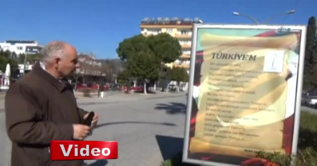 Şiirler billboardlarda