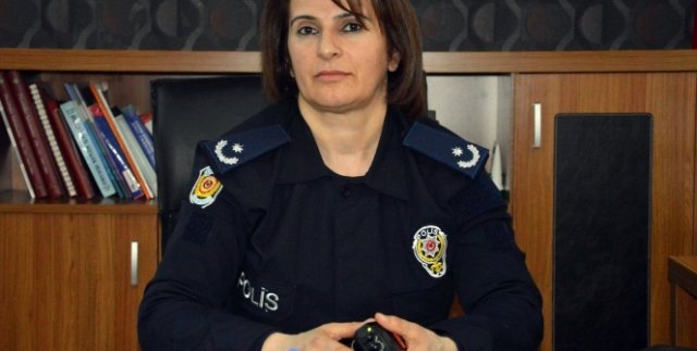 Sur’a atanan kadın emniyet müdürüne yoğun ilgi