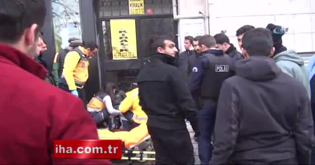 Cihangir'de silahlı kavga kamerada