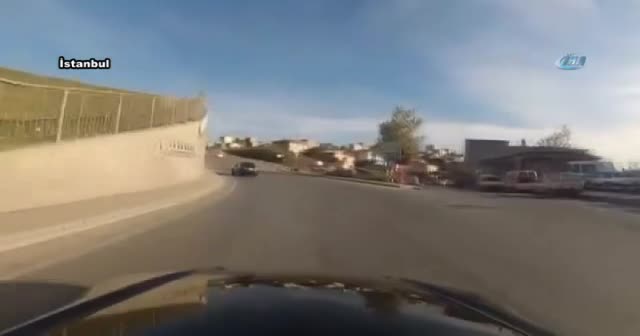Altınşehir’deki driftçi trafik magandası kamerada