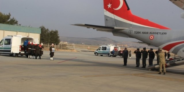 El-Bab şehitleri memleketlerine uğurlandı