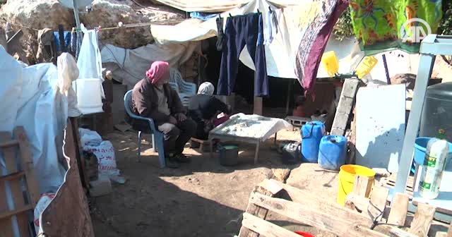 İsrail'in mağarada yaşamaya zorladığı Filistinliler