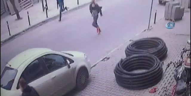 Şehir magandaları kamerada