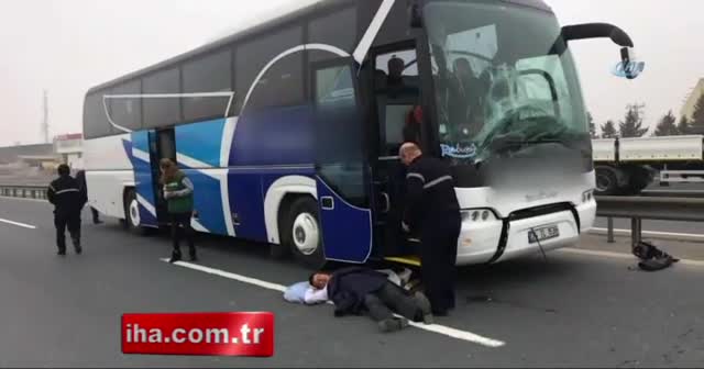 TEM’de bir kilometre arayla iki kaza: 1 ölü, 7 yaralı