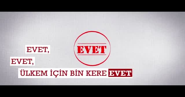 Türkiye'nin 'EVET' marşı görücüye çıktı
