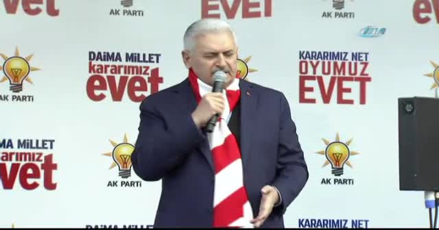 Başbakan memleketinde konuştu