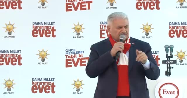 Başbakan Yıldırım: Bu milletle hiç kimse bilek güreşi yapamaz