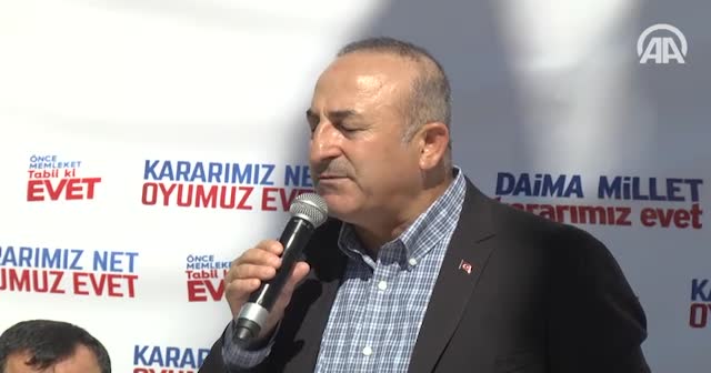 Çavuşoğlu: Hiçbiriniz bizi engelleyemezsiniz
