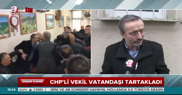 CHP'li vekil 'Evet' diyen vatandaşa saldırdı