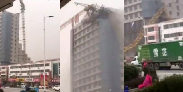 Dev vinç devrildi: 2 ölü, 22 yaralı