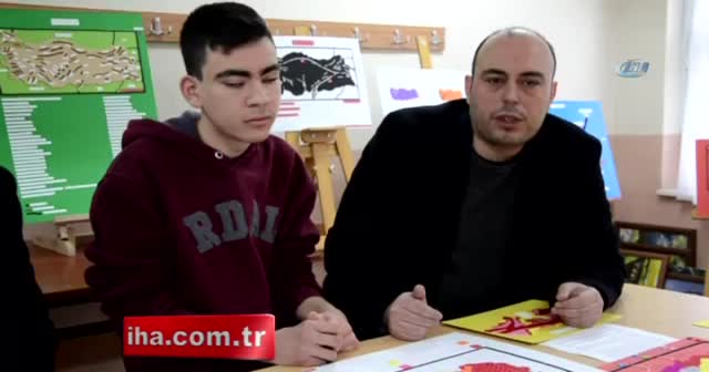 Görme engelli öğrenciden anlamlı proje