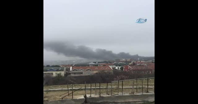 İstanbul'da helikopter düştü